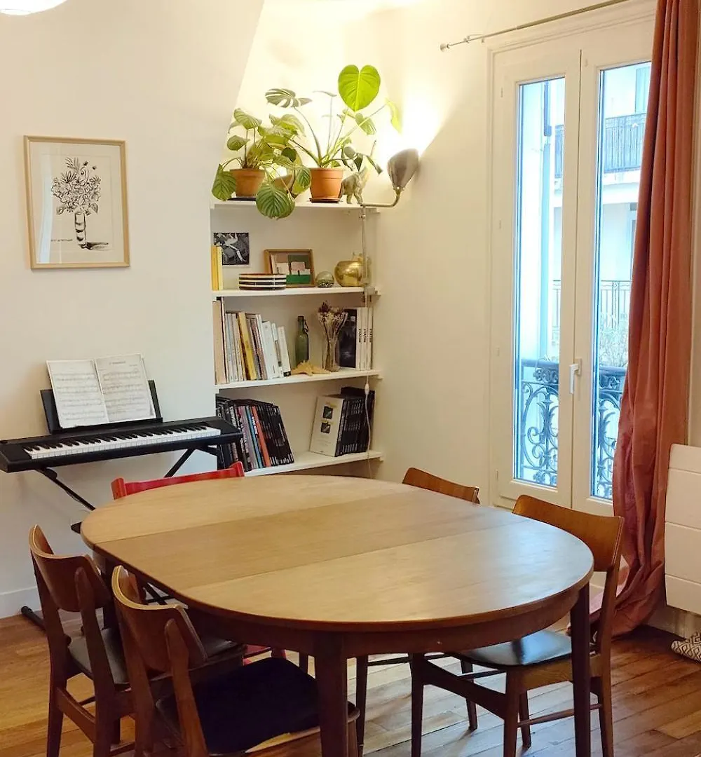 Apartment Potain - Ci - Spacious And Cosy Duplex For 5 People Paris