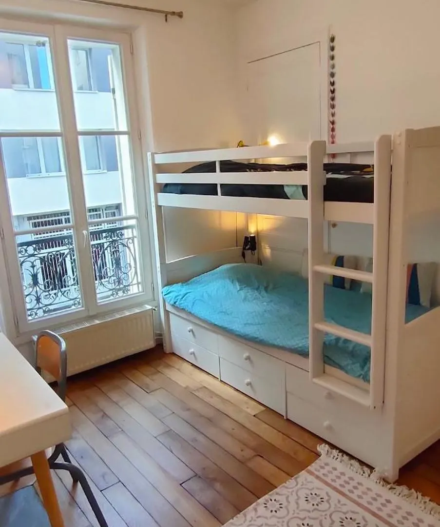 Apartment Potain - Ci - Spacious And Cosy Duplex For 5 People Paris